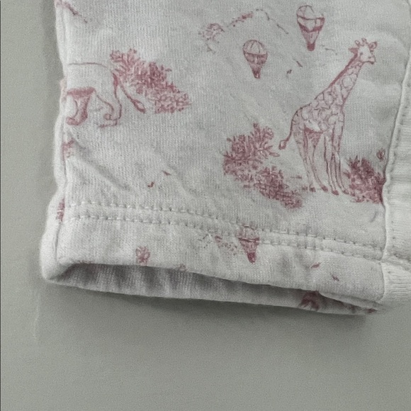 Janie and Jack White Infant Bodysuit with Pink Animal Pattern Snap Closure 0-3M - Picture 14 of 16